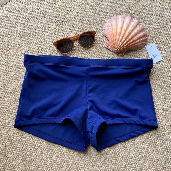 Jantzen Swim Jantzen Sport Dark Navy Blue Boy Short Swim Bottom